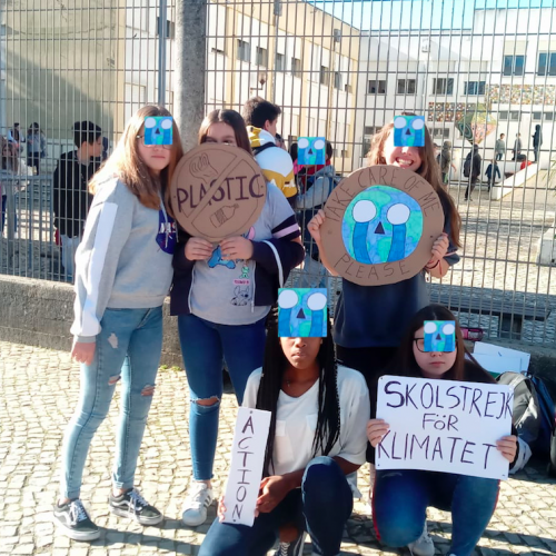 The Class participation on the Climate March